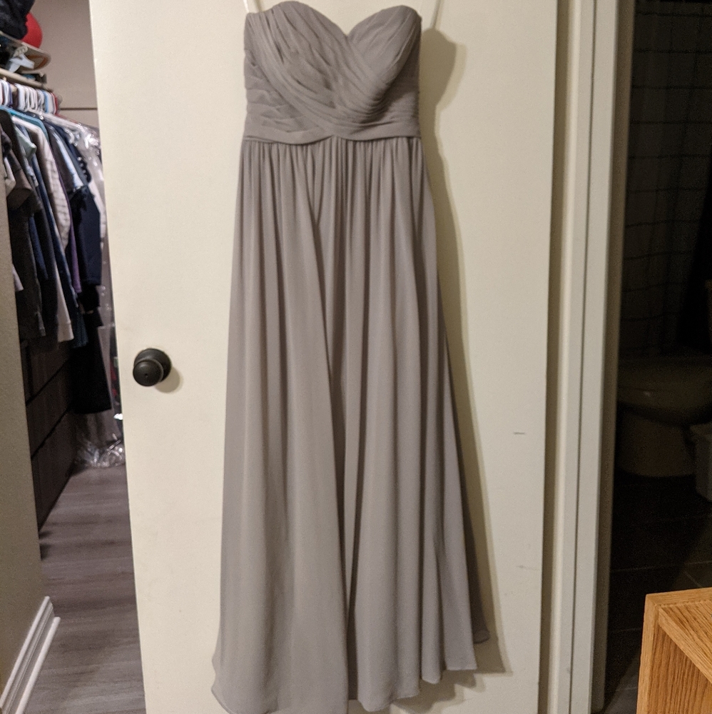 Azazie Kristen Strapless Bridesmaid Dress Size 2